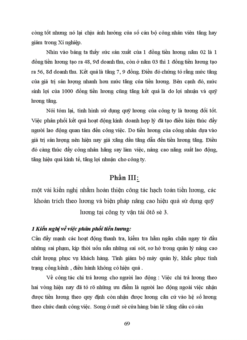 image for page Tổ chức hạch toán tiền lương, các khoản trích theo lương và các biện pháp tăng cường công tác quản lý quỹ lương tại trạm Đông Anh của công yt vận tải ôtô số 3