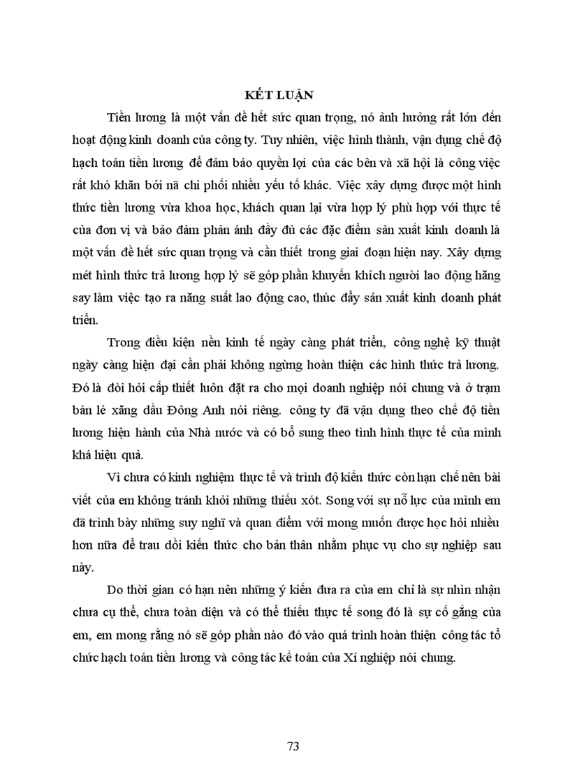 image for page Tổ chức hạch toán tiền lương, các khoản trích theo lương và các biện pháp tăng cường công tác quản lý quỹ lương tại trạm Đông Anh của công yt vận tải ôtô số 3