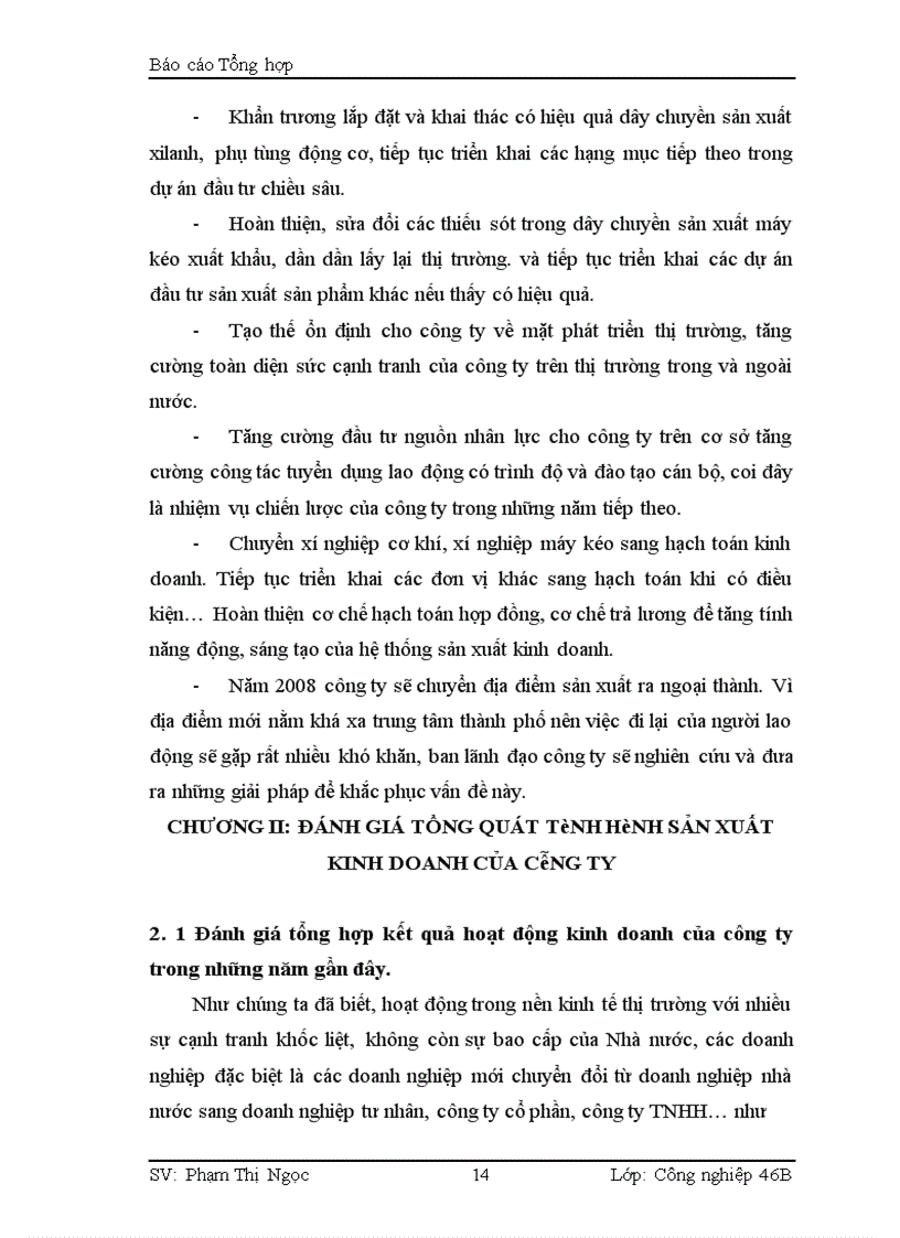 image for page Báo cáo Tổng hợp tại công ty TNHH NN một thành viên Cơ khí Trần Hưng Đạo