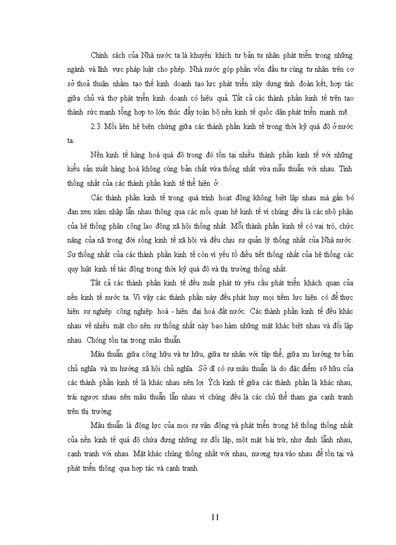 image for page Quan điểm toàn diện với việc phát triển nền kinh tế hàng hoá nhiều thành phần theo định hướng xã hội chủ nghĩa ở nước ta trong giai đoạn hiện nay