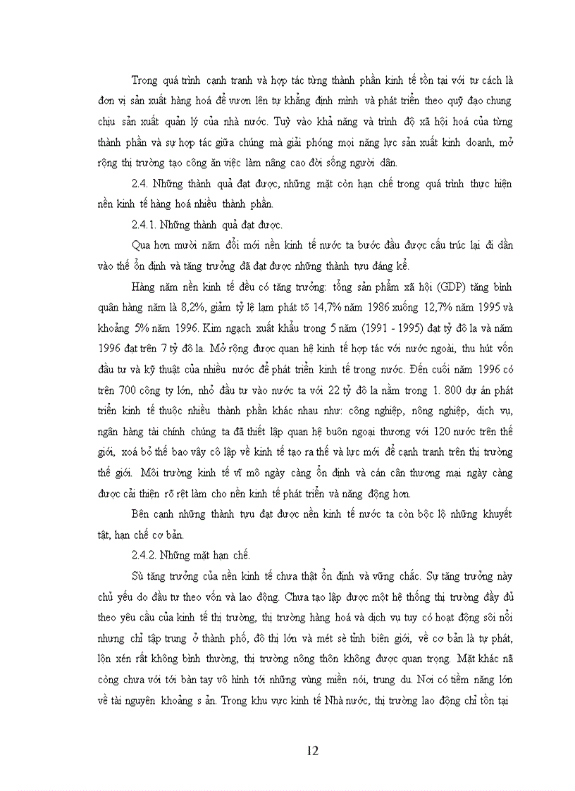 image for page Quan điểm toàn diện với việc phát triển nền kinh tế hàng hoá nhiều thành phần theo định hướng xã hội chủ nghĩa ở nước ta trong giai đoạn hiện nay