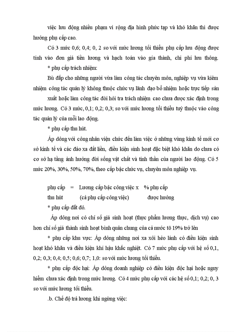 image for page Tiền lương và các khoản phụ phí theo lương tại Công ty sản xuất và xuất khẩu Bao bì Hà Nội