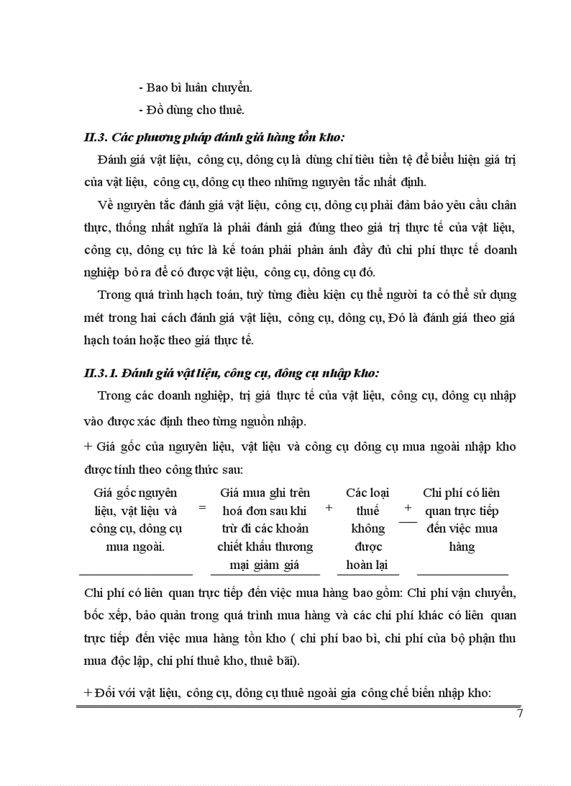 image for page Kế toán nguyên liệu, vật liệu và công cụ, dụng cụ tại Nhà xuất bản Thống kê Hà nội.