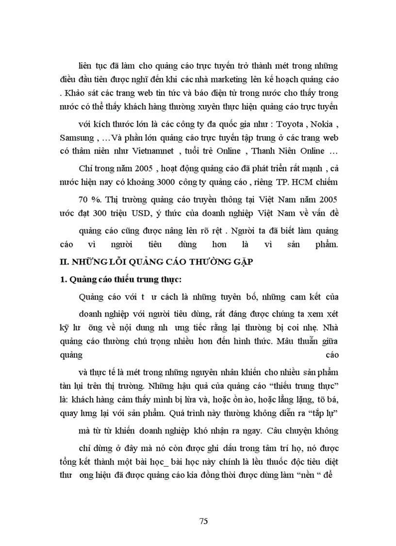 image for page Quảng cáo trong kinh doanh thương mại tại Việt Nam ,một số điểm cần lưu ý