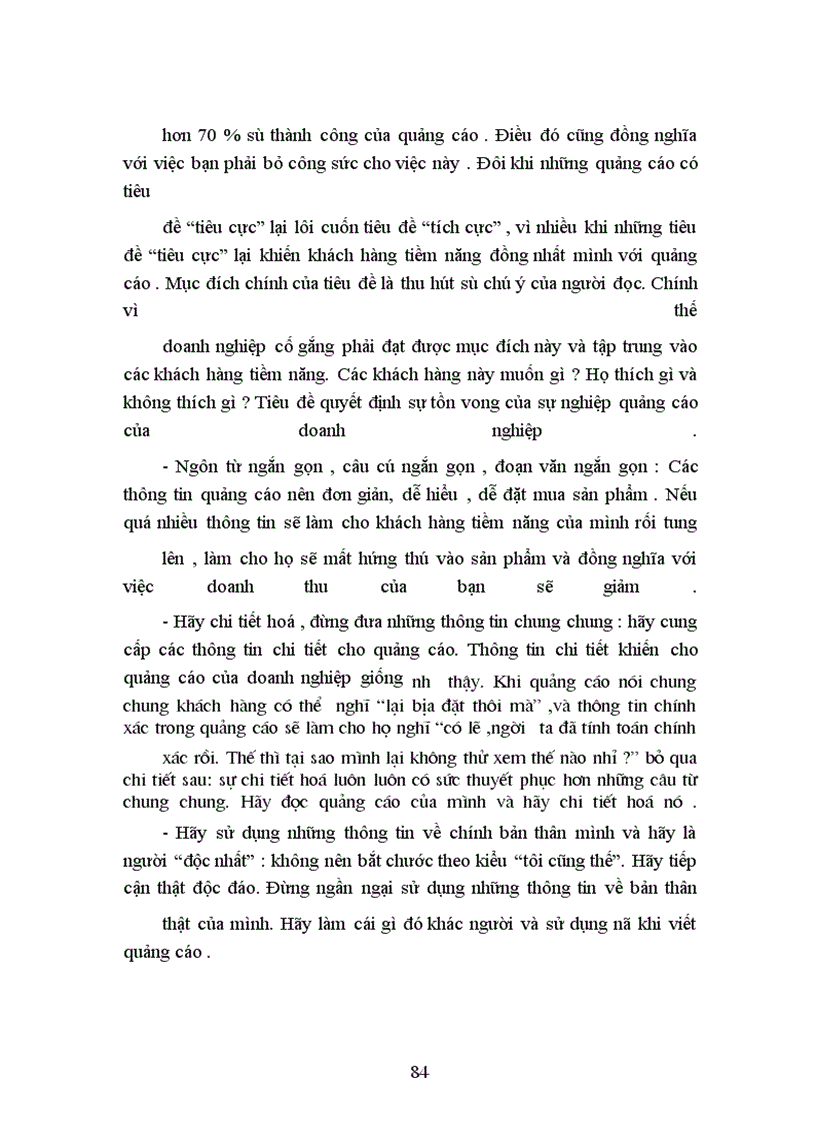 image for page Quảng cáo trong kinh doanh thương mại tại Việt Nam ,một số điểm cần lưu ý