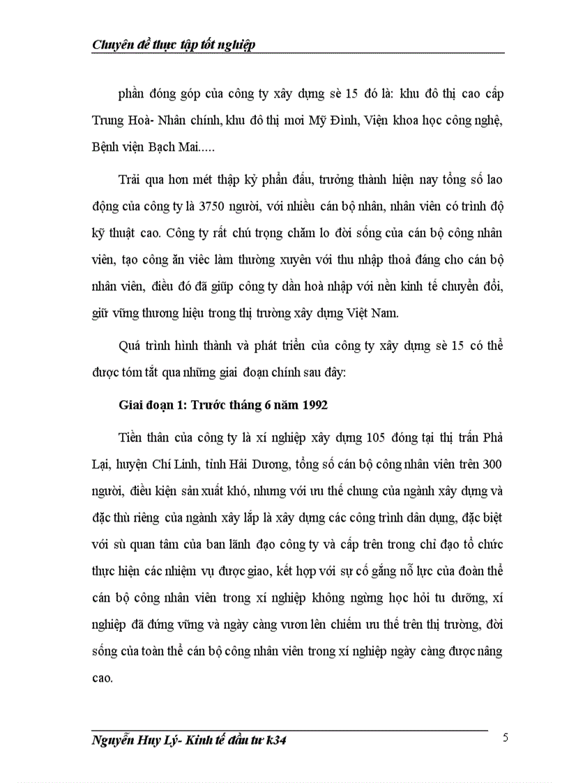 image for page Thực trạng và giải pháp nhằm nâng cao hiệu quả sử dụng vốn đầu tư tại công ty xây dựng số 15- Tổng công ty xây dựng Hà nội
