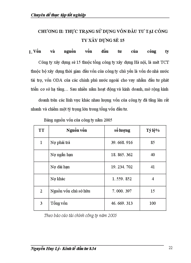 image for page Thực trạng và giải pháp nhằm nâng cao hiệu quả sử dụng vốn đầu tư tại công ty xây dựng số 15- Tổng công ty xây dựng Hà nội