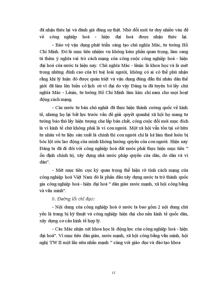 image for page Một số vấn đề về thực tiễn và lý luận trong quá trình thực hiện công nghiệp hoá - hiện đại hóa