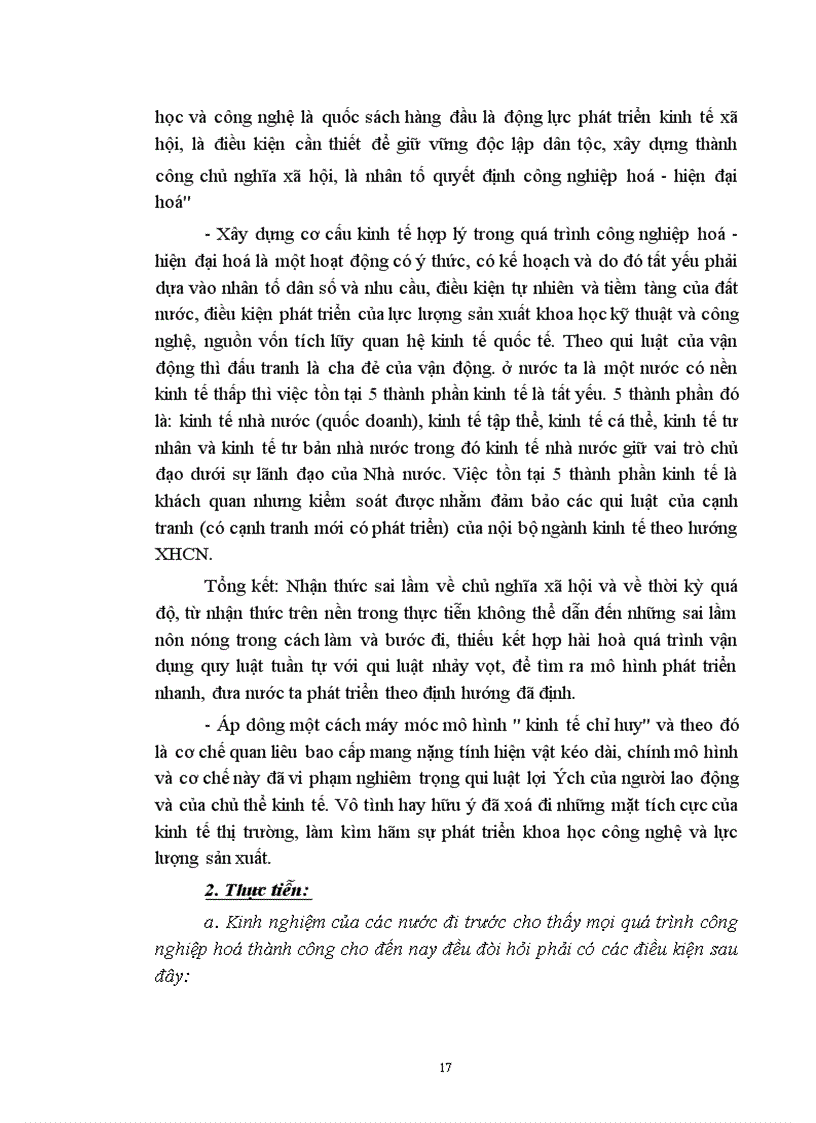 image for page Một số vấn đề về thực tiễn và lý luận trong quá trình thực hiện công nghiệp hoá - hiện đại hóa