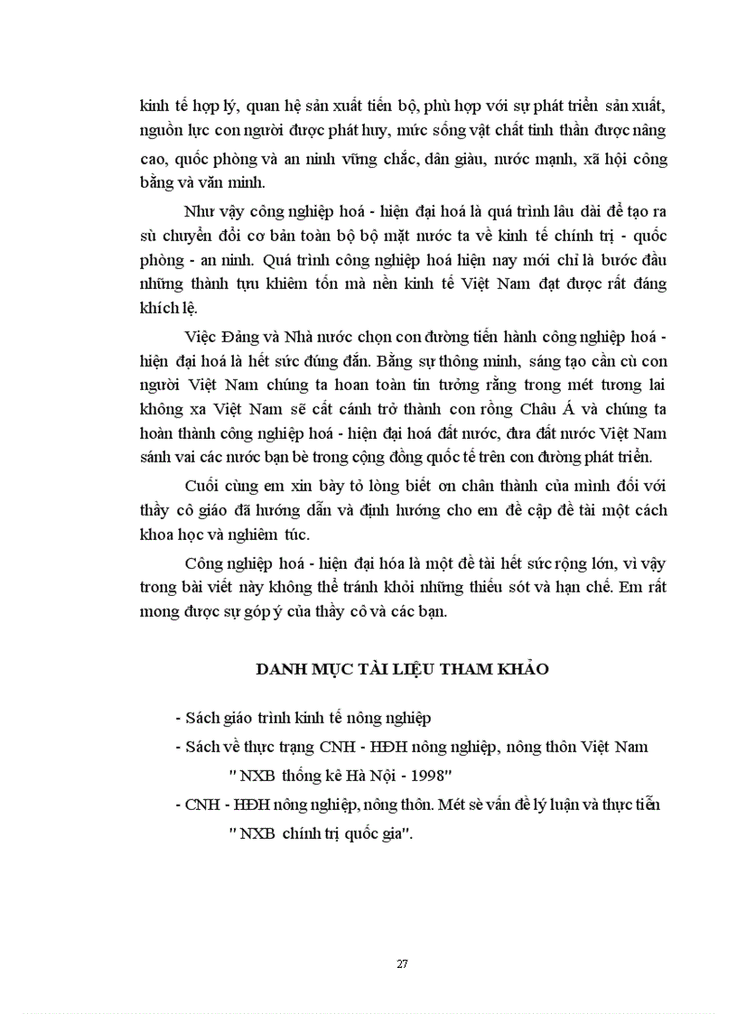 image for page Một số vấn đề về thực tiễn và lý luận trong quá trình thực hiện công nghiệp hoá - hiện đại hóa