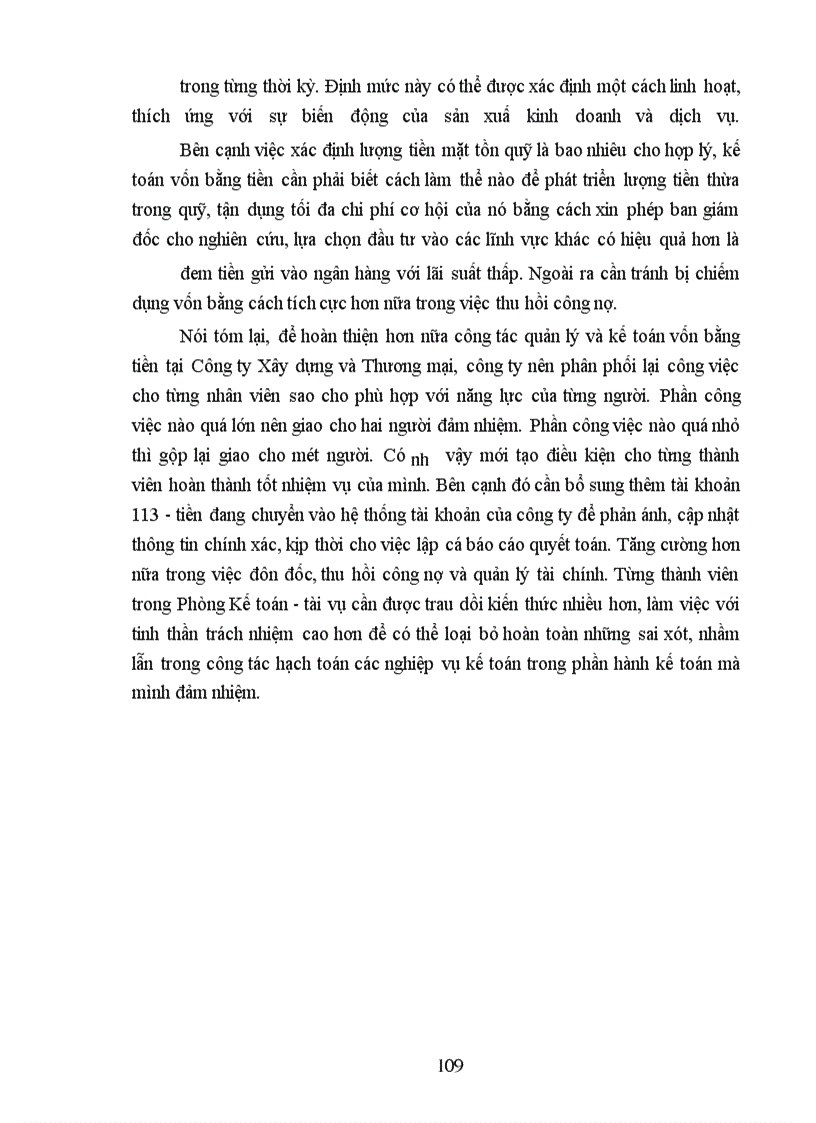image for page Công tác quản lý và kế toán vốn bằng tiền tại Công ty Xây dựng và Thương mại-Bộ Giao thông Vận tải