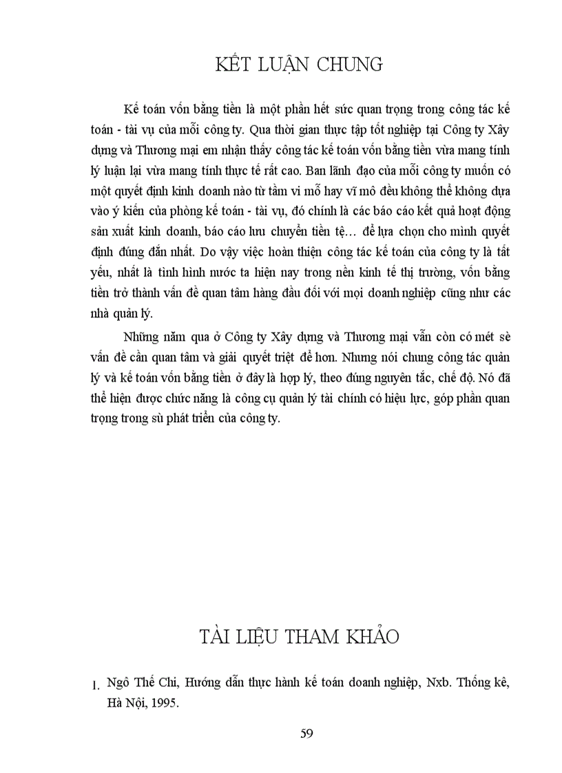 image for page Công tác quản lý và kế toán vốn bằng tiền tại Công ty Xây dựng và Thương mại-Bộ Giao thông Vận tải