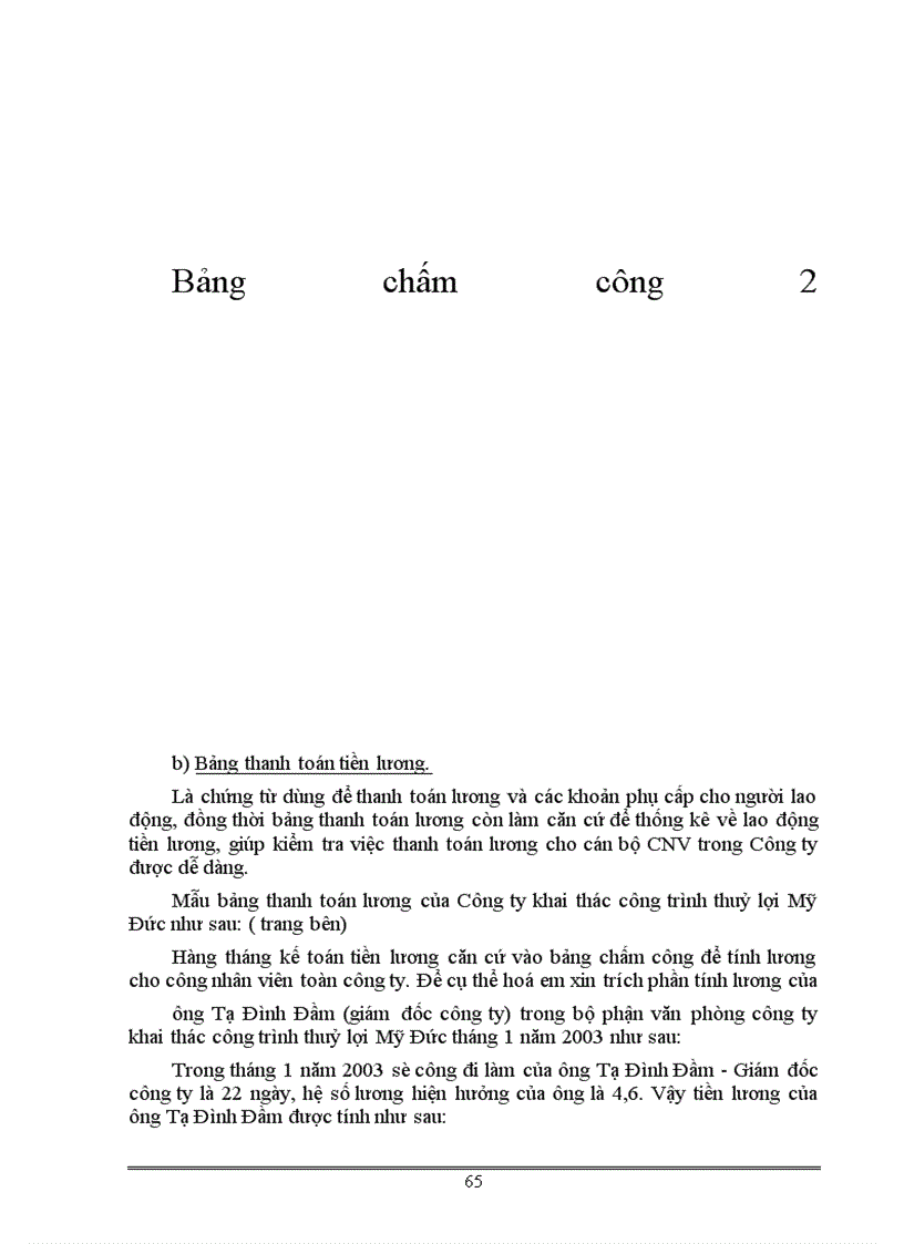 image for page Hoàn thiện kế toán tiền lương và các khoản trích theo lương tại Công ty khai thác công trình thuỷ lợi Mỹ Đức - Hà Tây