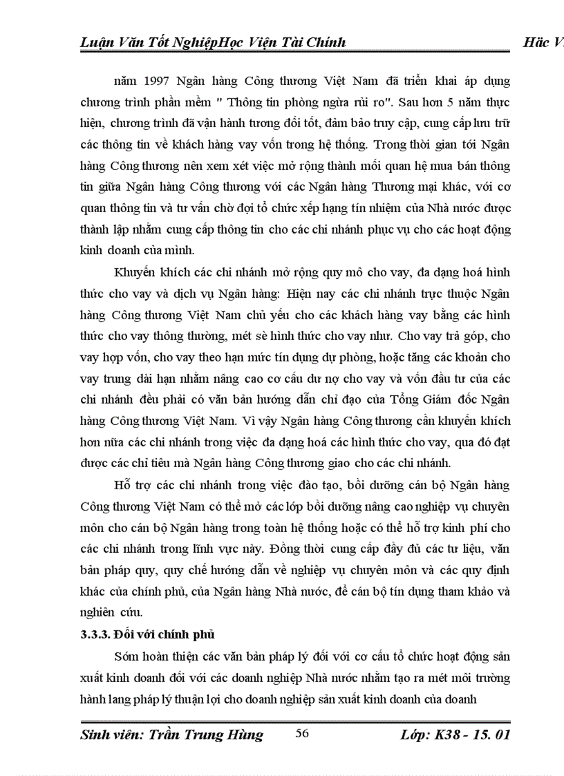 image for page Một số giải pháp nâng cao hiệu quả cho vay đối với doanh nghiệp nhà nước tại Ngân hàng công thương Ba Đình