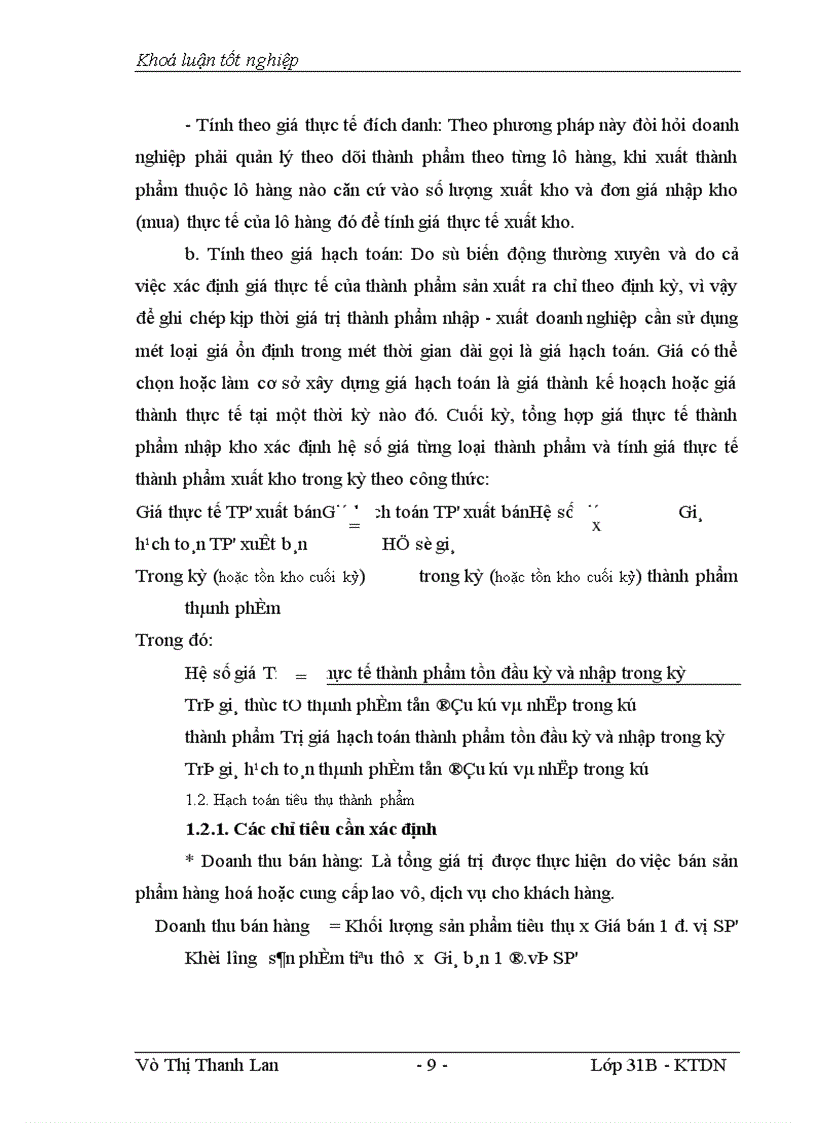 image for page Thực trạng công tác kế toán tiêu thụ thành phẩm và xác định kết quả kinh doanh của Công ty công nghiệp bê tông và vật liệu xây dựng Việt Trì