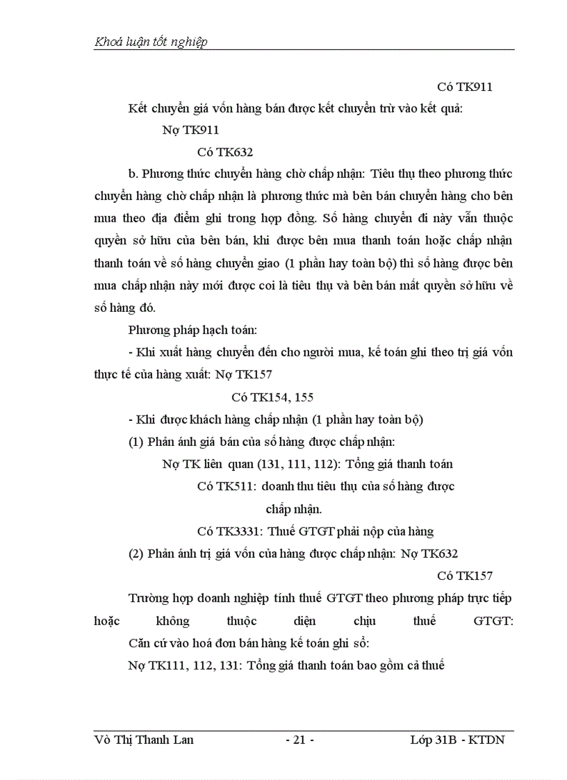image for page Thực trạng công tác kế toán tiêu thụ thành phẩm và xác định kết quả kinh doanh của Công ty công nghiệp bê tông và vật liệu xây dựng Việt Trì