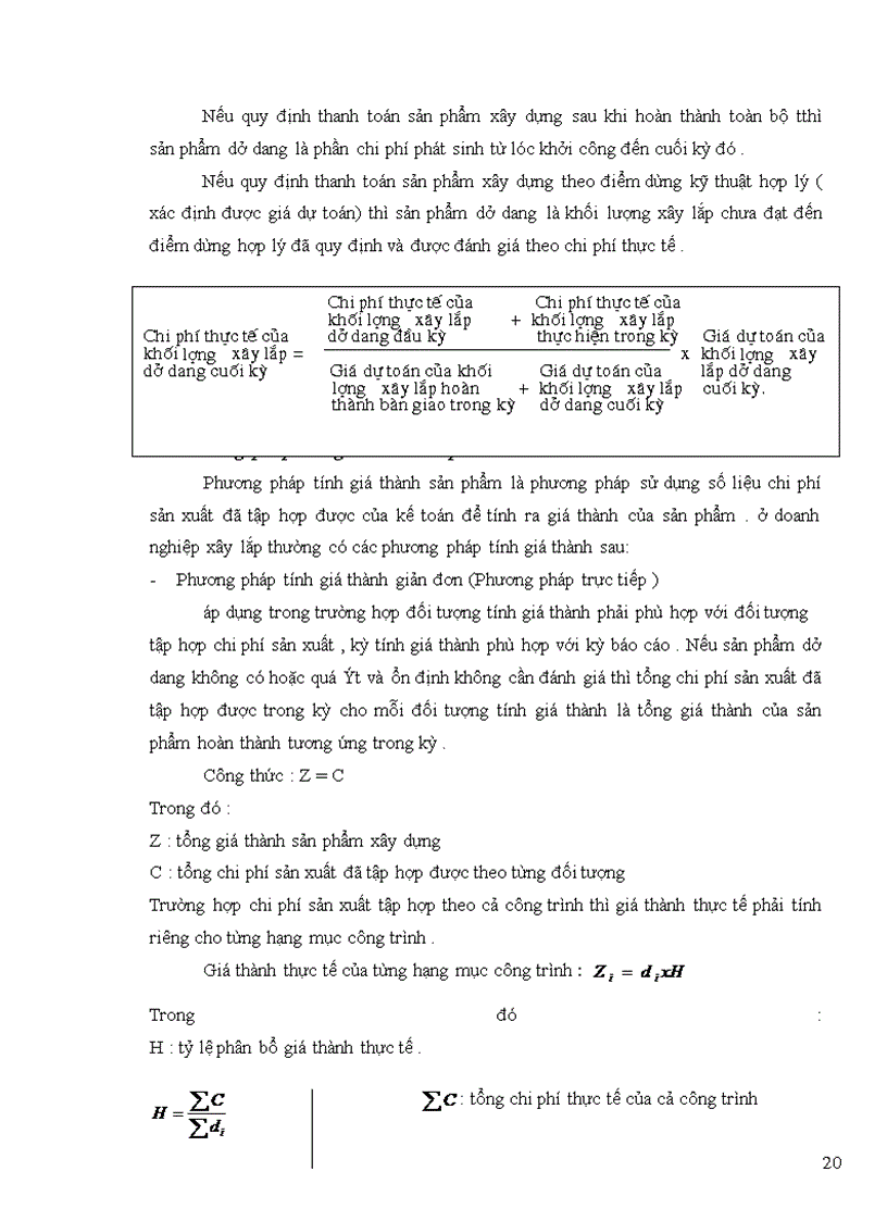 image for page Tổ chức kế toán tập hợp chi phí sản xuất và tính giá thành sản phẩm xây lắp tại Công ty Đầu tư Xây dựng Hà Nội