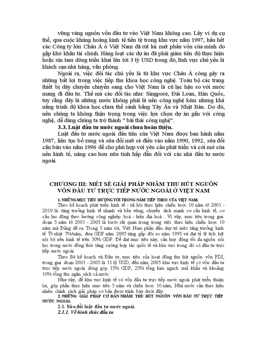 image for page Một số giải pháp nhằm thu hút nguồn vốn đầu tư trực tiếp nước ngoài ở Việt Nam trong quá trình sự nghiệp CNH - HĐH