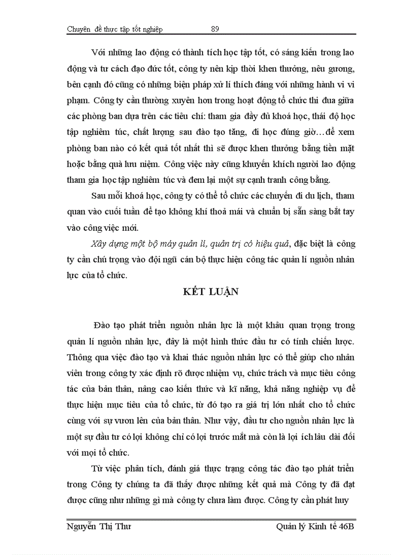 image for page Hoàn thiện công tác đào tạo và phát triển nguồn nhân lực tại Công ty cổ phần LICOGI 19