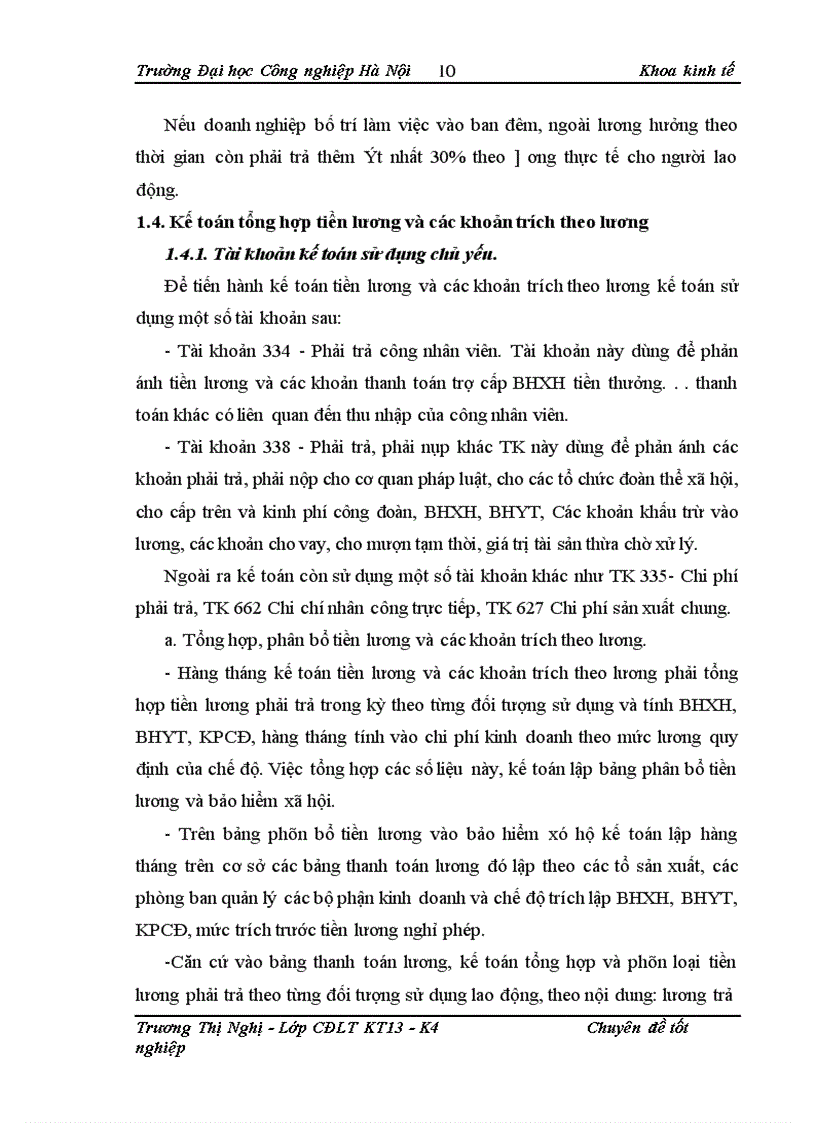 image for page Hạch toán tiền lương và các khoản trích theo lương tại cổ phần thương mại và đầu tư phát triển công nghệ Hà Nội