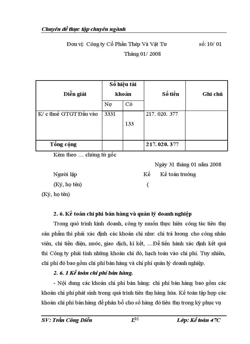 image for page Hoàn thiện công tác kế toán bán hàng và xác định kết quả bán hàng tại Công Ty Cổ Phần Thép Và Vật Tư