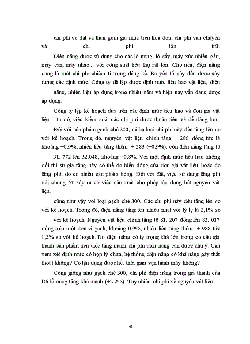 image for page Một số biện pháp để quản lý chi phí sản xuất kinh doanh và hạ giá thành sản phẩm của công ty Gốm xây dựng Hữu Hưng