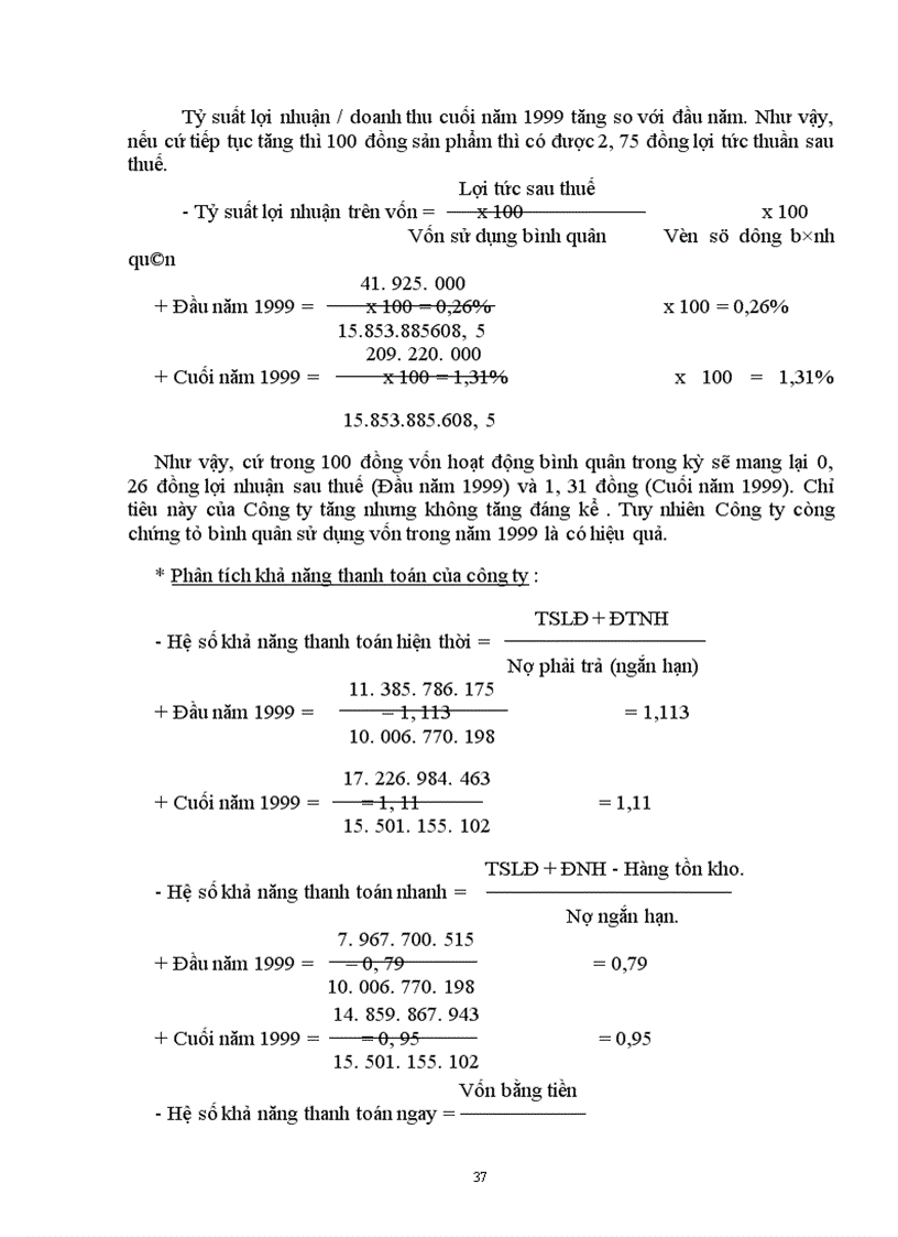 image for page Hoàn thiện việc lập và phân tích báo cáo tài chính ở công ty thông tin tín hiệu Đường Sắt