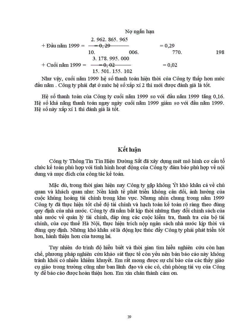 image for page Hoàn thiện việc lập và phân tích báo cáo tài chính ở công ty thông tin tín hiệu Đường Sắt