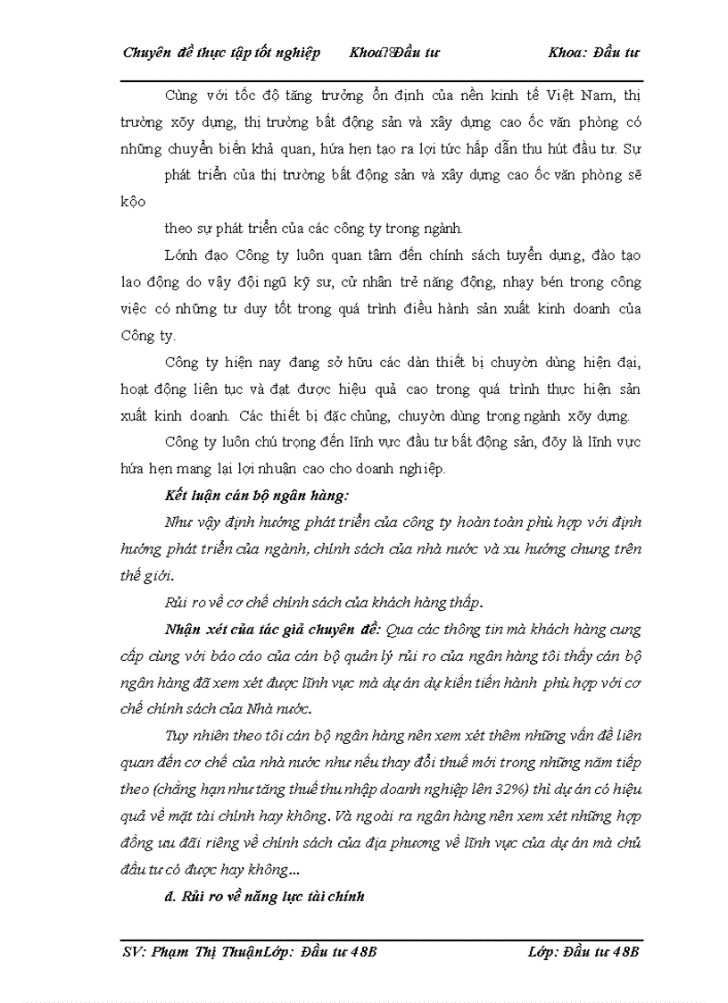 image for page Hoàn thiện công tác quản lý rủi ro cho vay dự án tại ngân hàng thương mại cổ phần Bắc Á