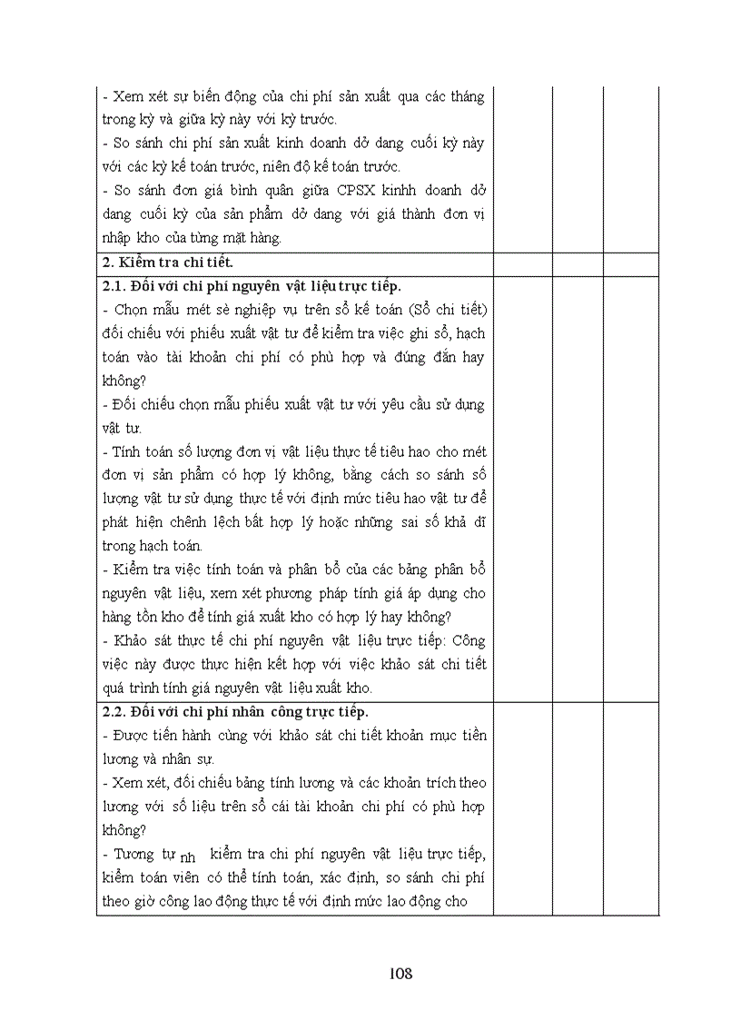 image for page Kiểm toán khoản mục chi phí sản xuất trong kiểm toán Báo cáo tài chính do Công ty cổ phần Kiểm toán và Định giá Việt Nam thực hiện