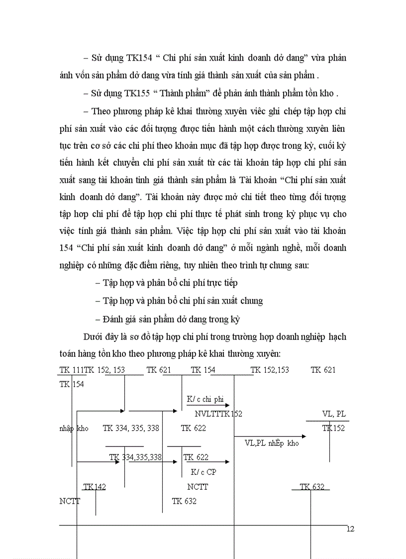 image for page Kế toán chi phí sản xuất và tính giá thành sản phẩm ở Công ty Than Hà Tu