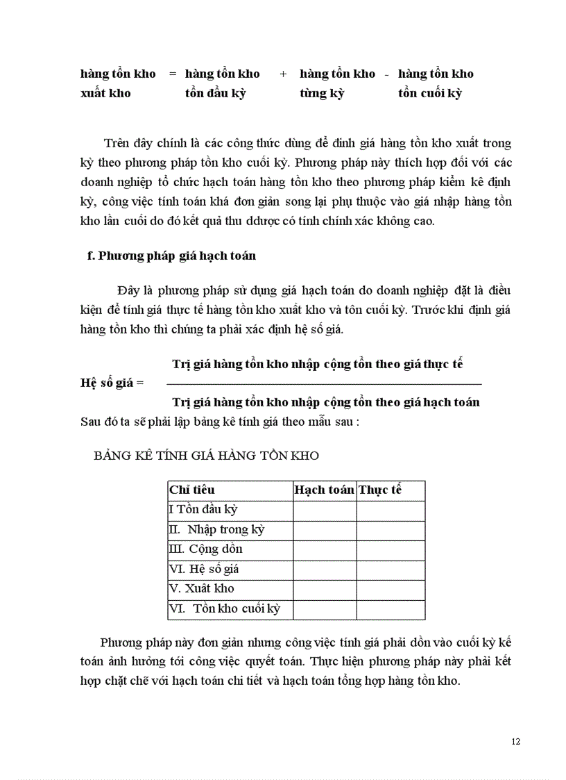 image for page Phương pháp tính giá hàng tồn kho.