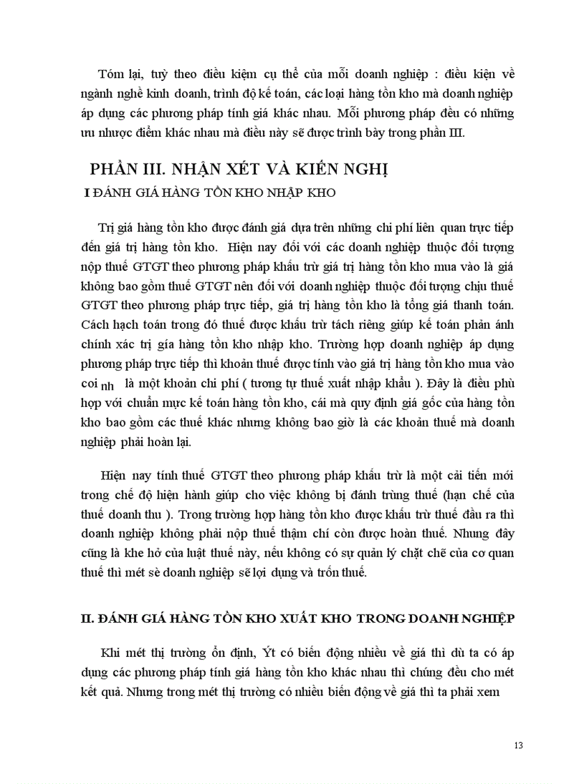 image for page Phương pháp tính giá hàng tồn kho.