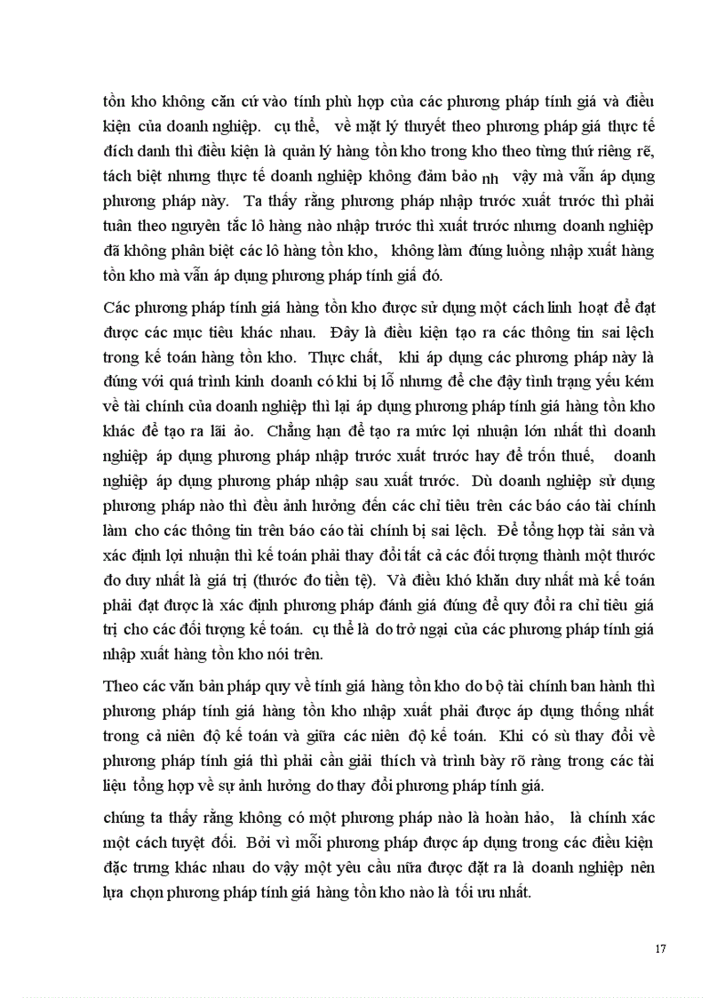 image for page Phương pháp tính giá hàng tồn kho.