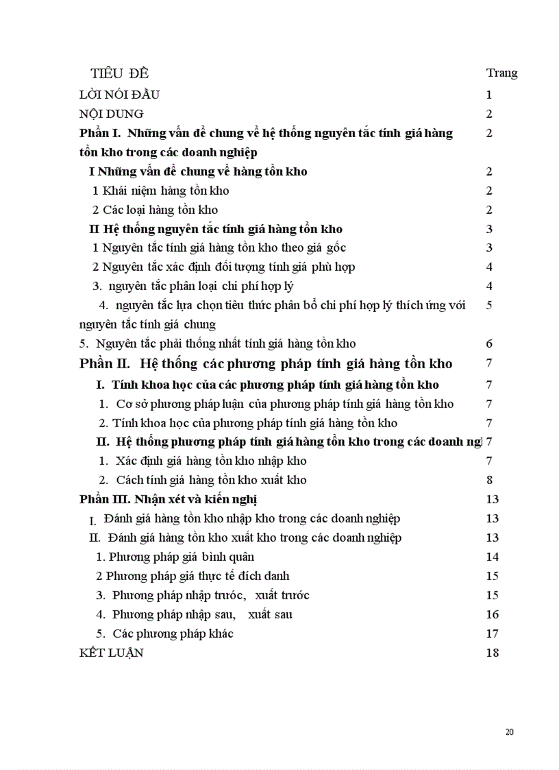 image for page Phương pháp tính giá hàng tồn kho.