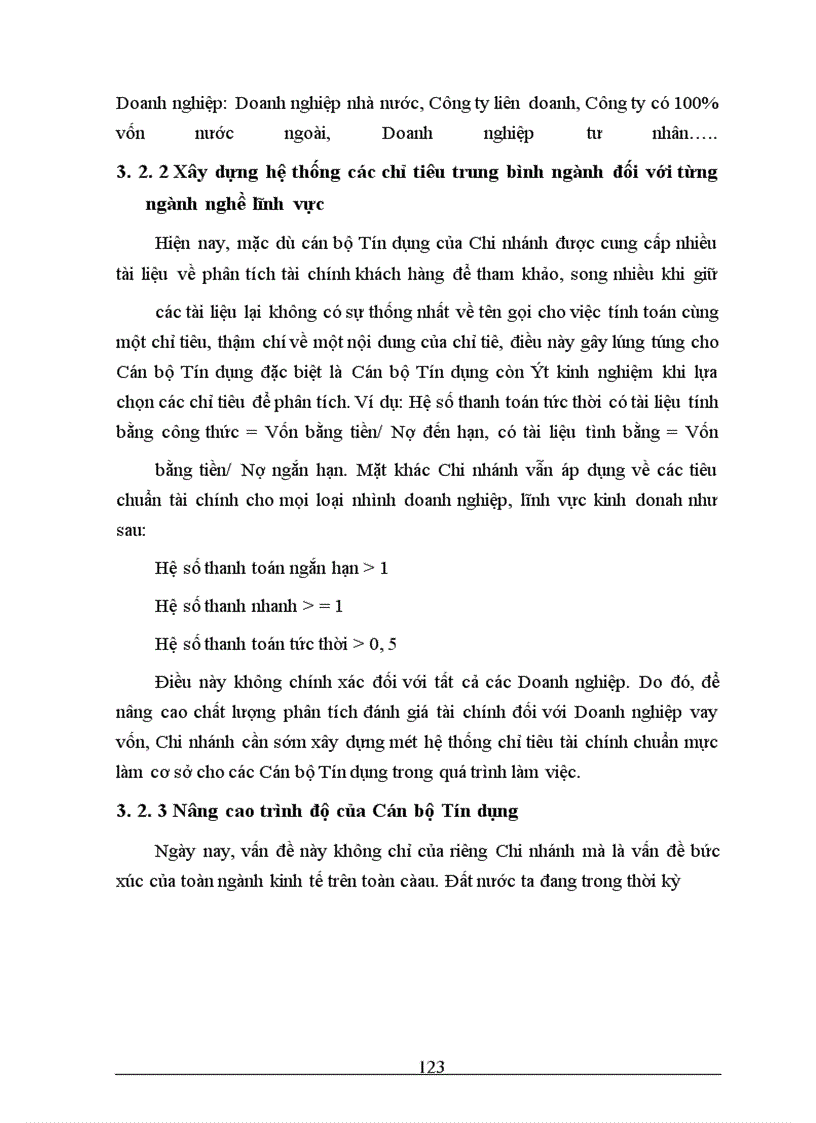 image for page Nâng cao chất lượng phân tích tài chính đối với khách hàng vay vốn tại Chi nhánh NHNo&PTNT Chợ Mơ