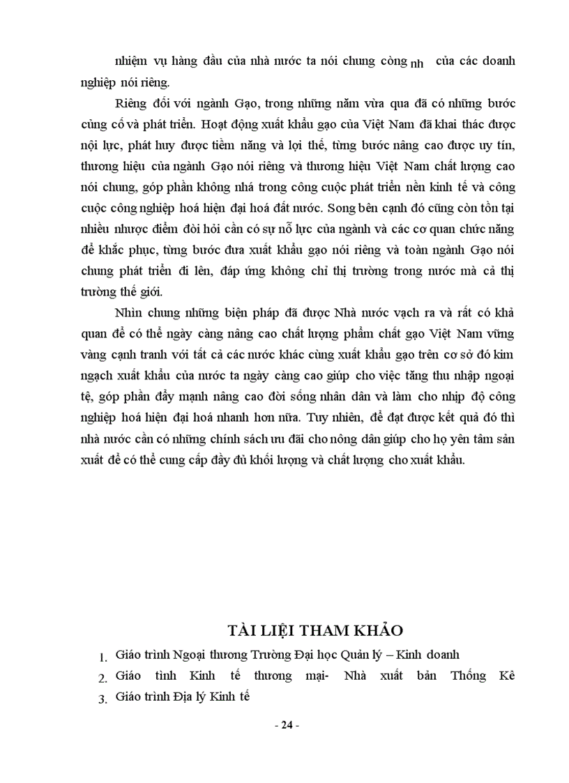 image for page Xuất khẩu gạo Việt Nam - Thực trạng và Giải pháp