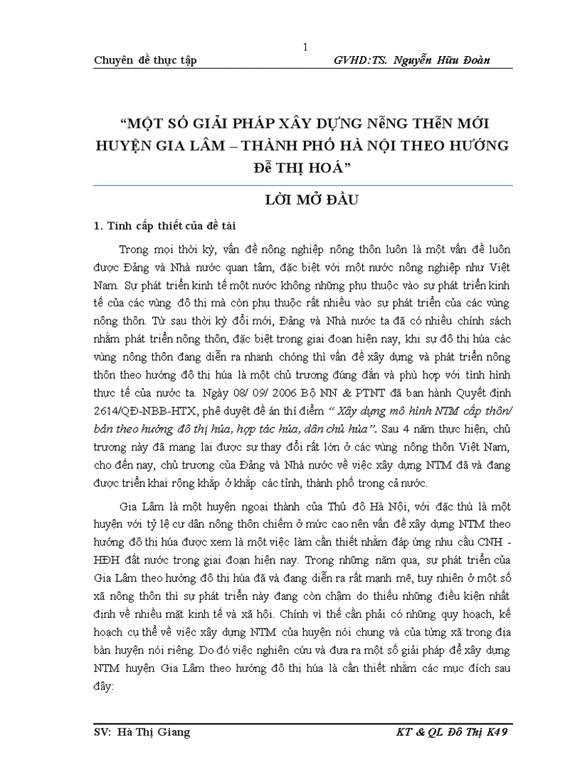 image for page Một số giải pháp xây dựng nông thôn mới huyện Gia Lâm – TP Hà Nội theo hướng đô thị hóa