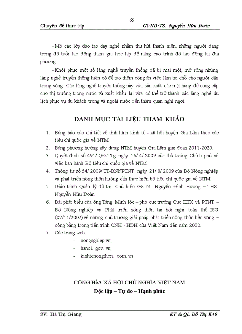image for page Một số giải pháp xây dựng nông thôn mới huyện Gia Lâm – TP Hà Nội theo hướng đô thị hóa