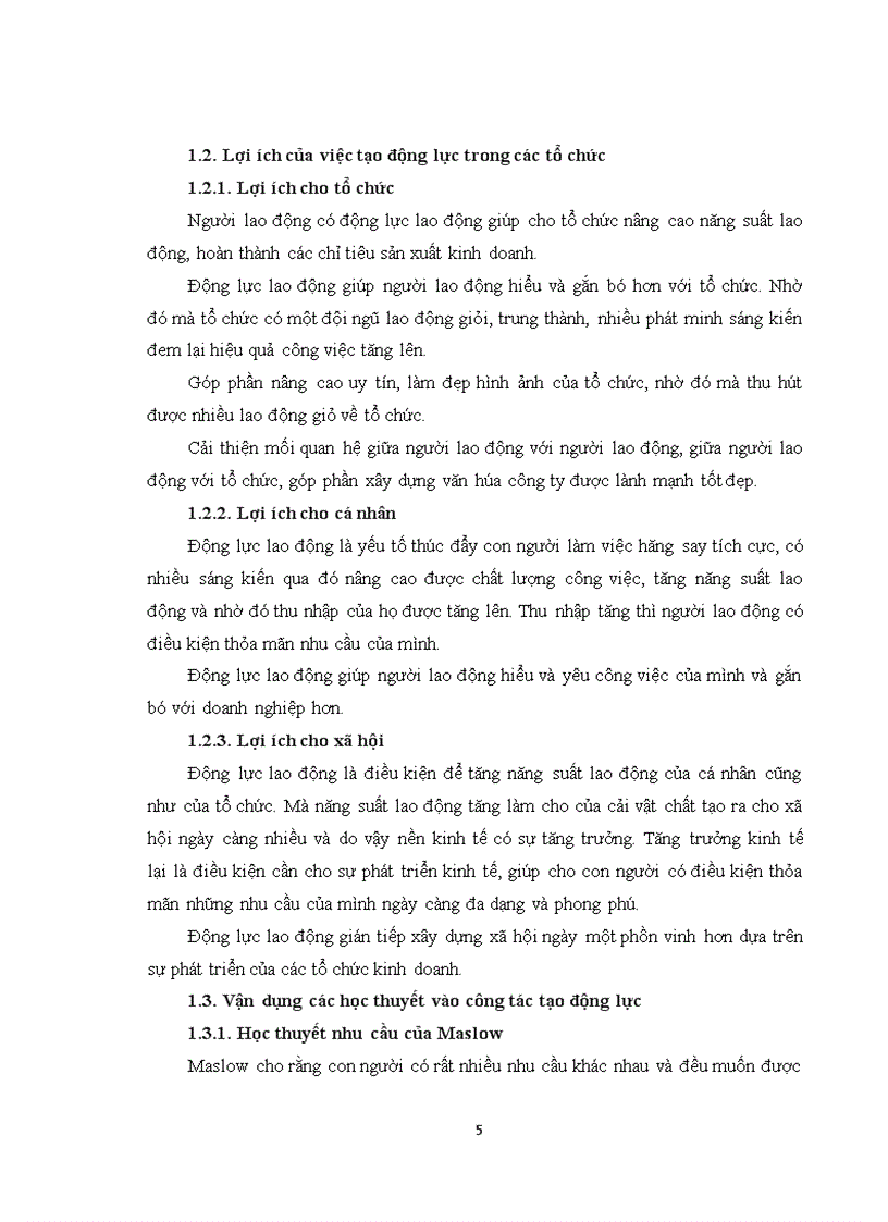 image for page Cải tiến tạo động lực cho người lao động tại Công ty Cổ phần Bao Bì Hoàng Thạch