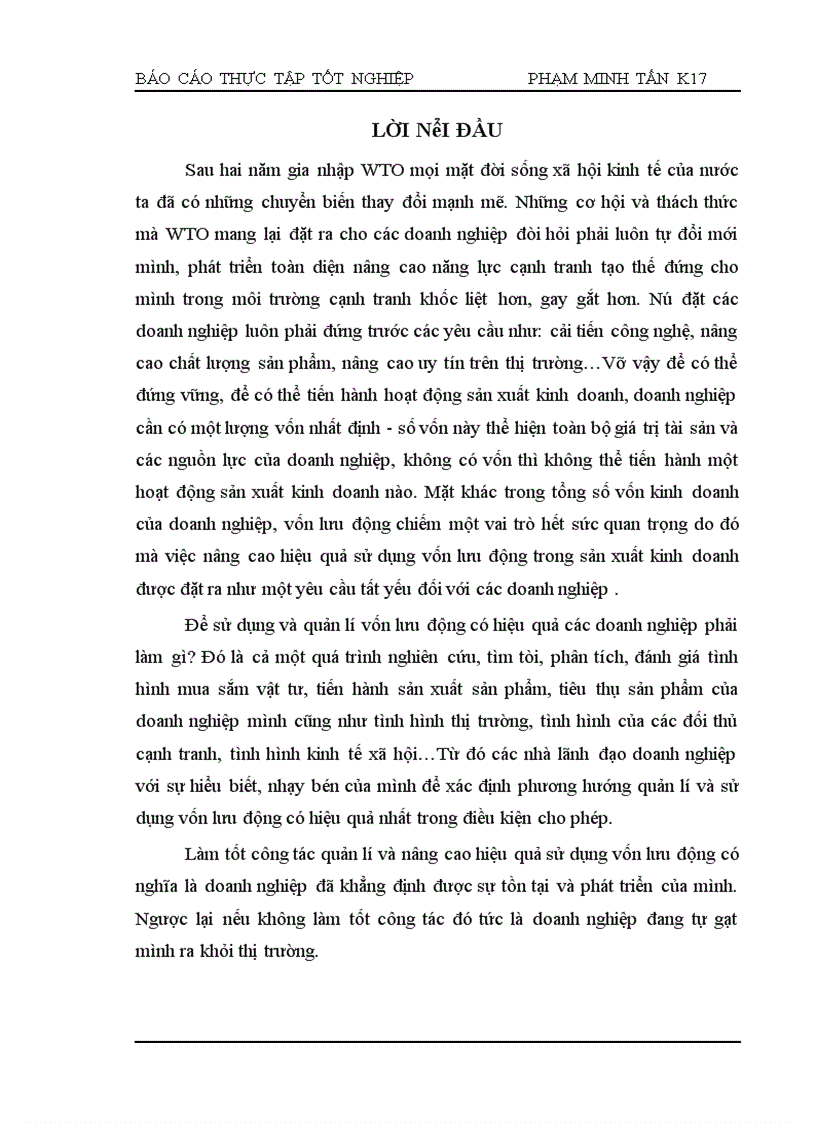 image for page Một số giải phỏp nhằm nõng cao hiệu quả sử dụng vốn lưu động tại Cụng ty LILAMA3 -