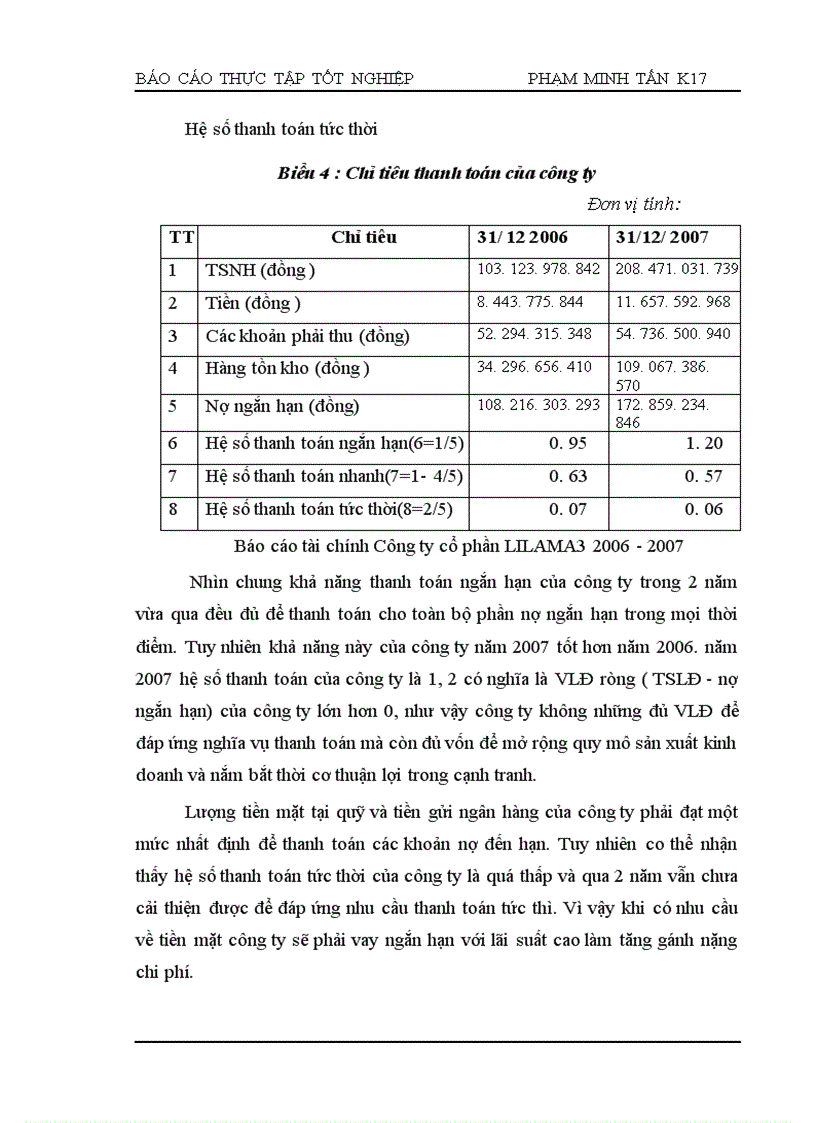 image for page Một số giải phỏp nhằm nõng cao hiệu quả sử dụng vốn lưu động tại Cụng ty LILAMA3 -