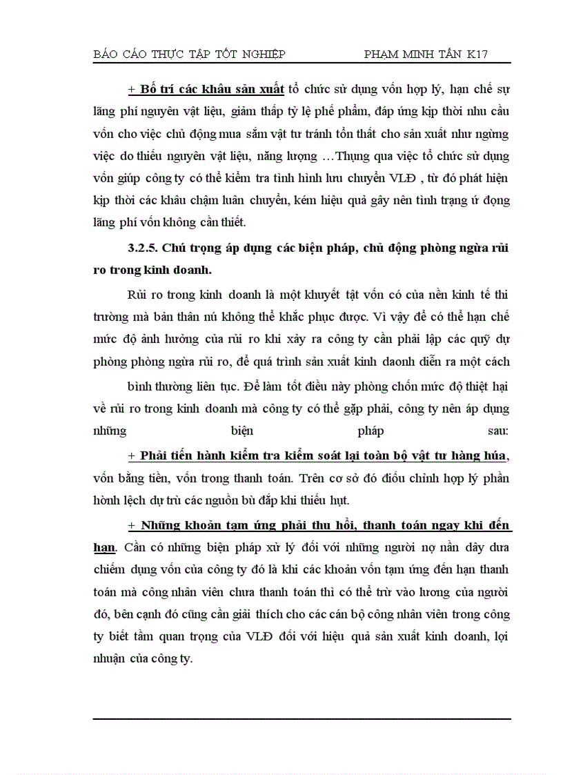 image for page Một số giải phỏp nhằm nõng cao hiệu quả sử dụng vốn lưu động tại Cụng ty LILAMA3 -