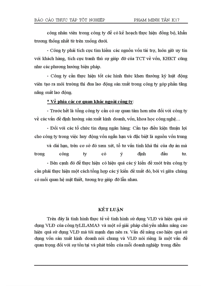 image for page Một số giải phỏp nhằm nõng cao hiệu quả sử dụng vốn lưu động tại Cụng ty LILAMA3 -