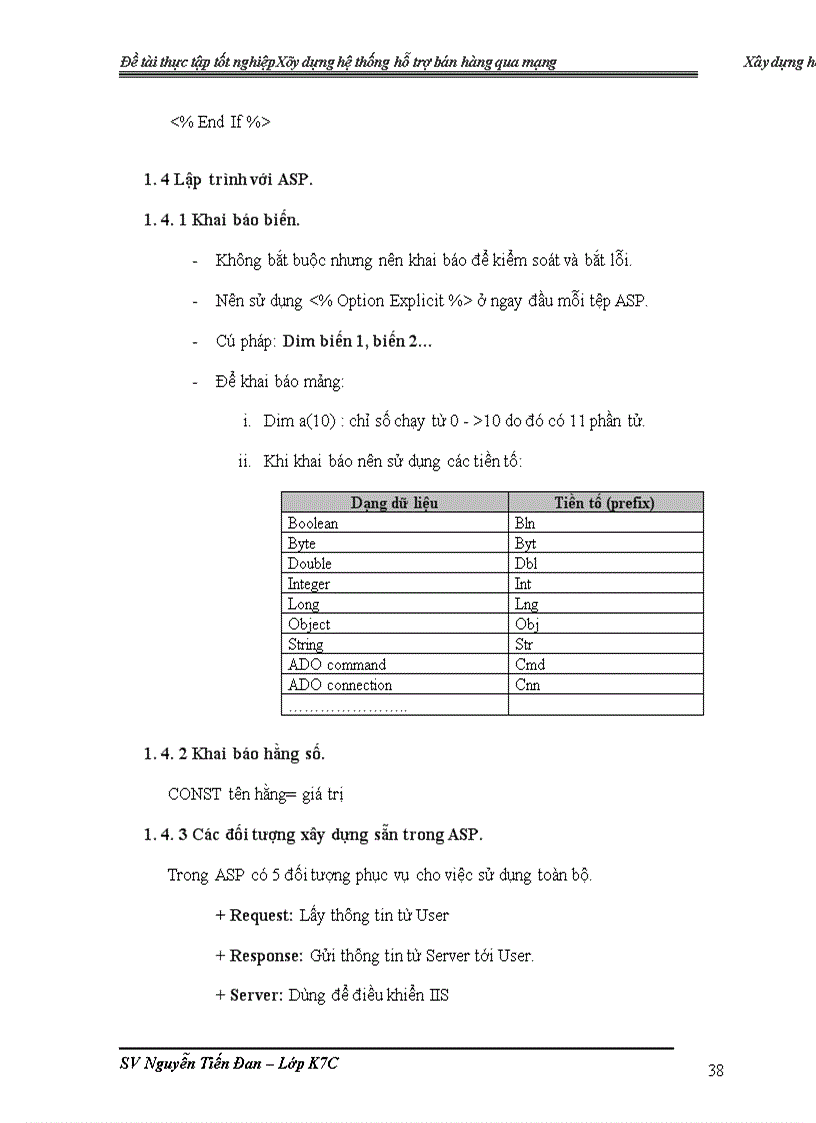 image for page Đề tài Xây dựng hệ thống hỗ trợ bán hàng qua mạng