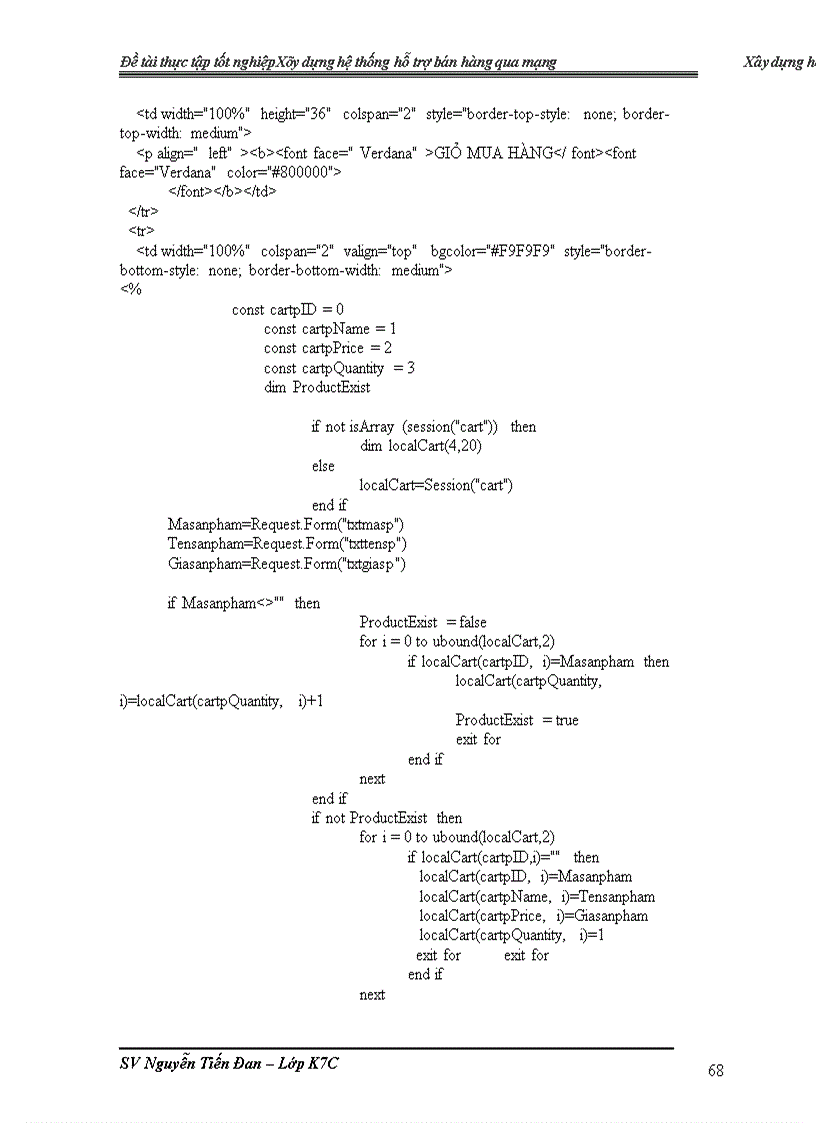 image for page Đề tài Xây dựng hệ thống hỗ trợ bán hàng qua mạng