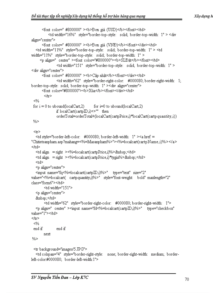 image for page Đề tài Xây dựng hệ thống hỗ trợ bán hàng qua mạng