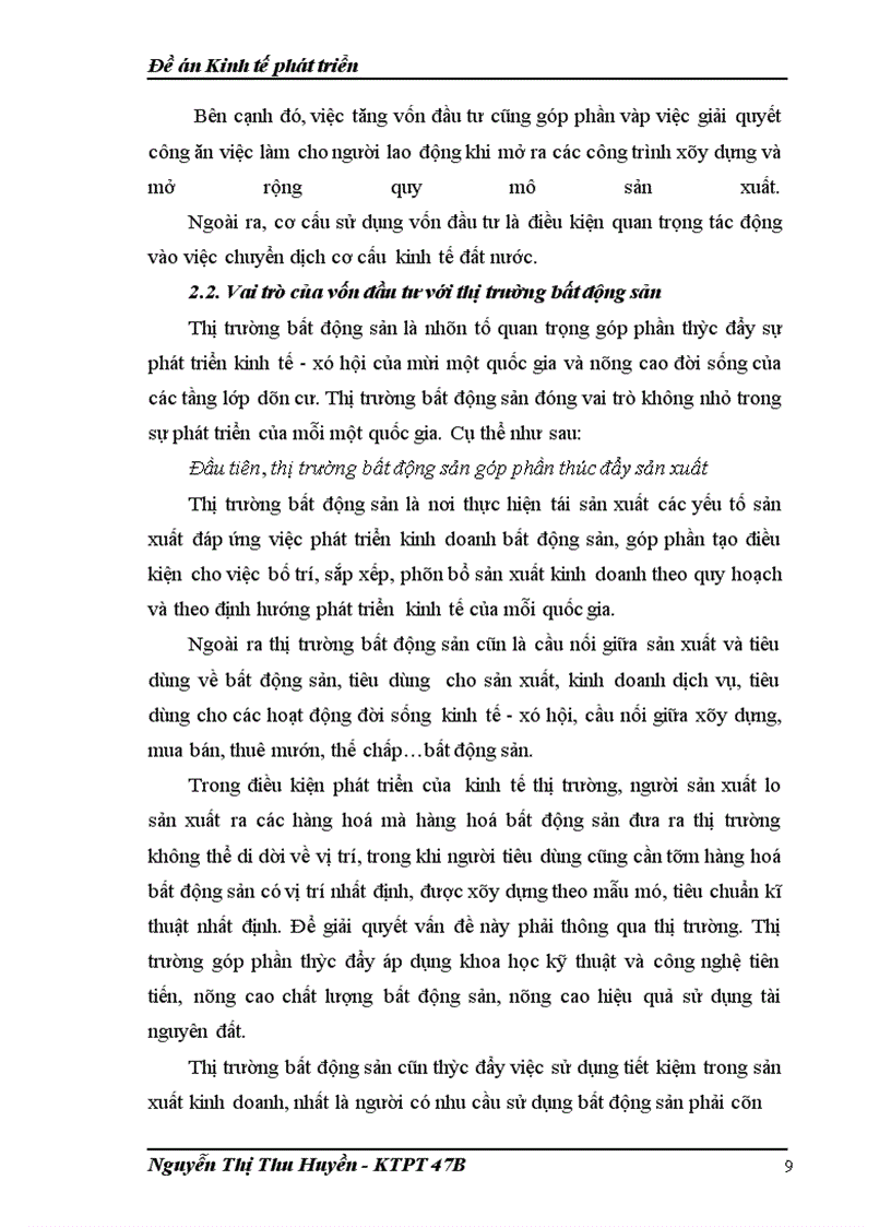 image for page Vốn đầu tư cho thị trường bất động sản ở Việt Nam