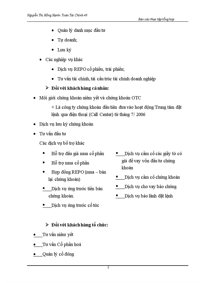 image for page Báo cáo thực tập tại Công ty chứng khoán Thăng Long (TSC