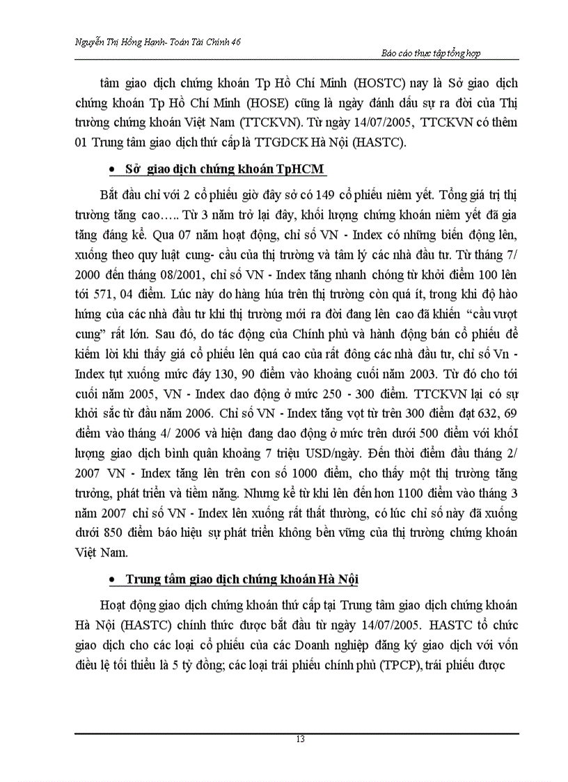 image for page Báo cáo thực tập tại Công ty chứng khoán Thăng Long (TSC